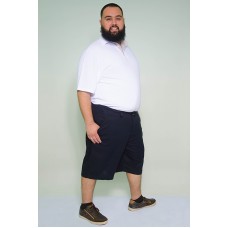 Bermuda Linho 1/2 cós de Elástico Marinho