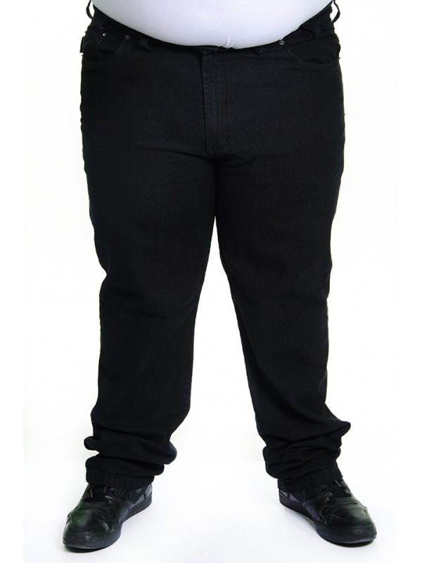 Calça Jeans com Elastano Plus Size Preta