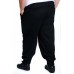 Calça Moleton Jogger Plus Size Preta