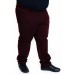 Calça Sarja com Elastano Plus Size Bordo
