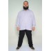 Camisa Social Manga Longa Plus Size Listrada