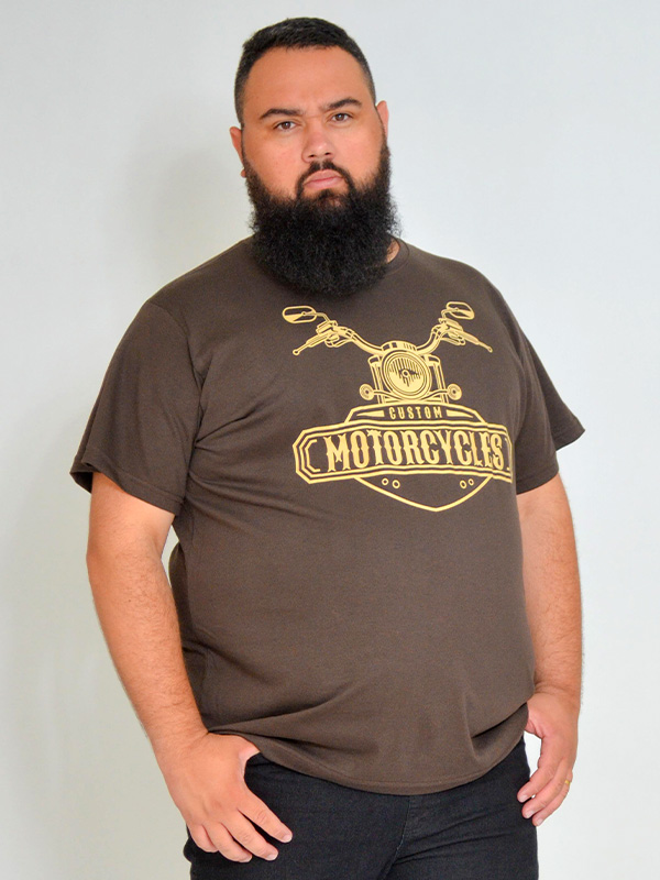 Camiseta Plus Size Motorcycle Café