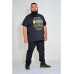 Camiseta Plus Size Wiskey Preta