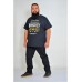 Camiseta Plus Size Wiskey Preta