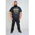 Camiseta Plus Size Wiskey Preta