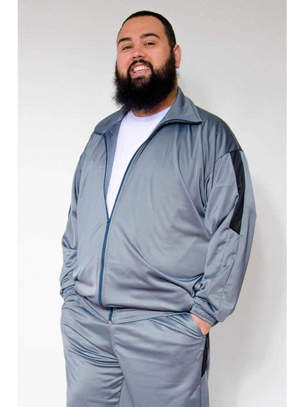 Blusão Chimpa Plus Size Cinza