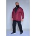 Jaqueta  Corta Vento Plus Size Bordo