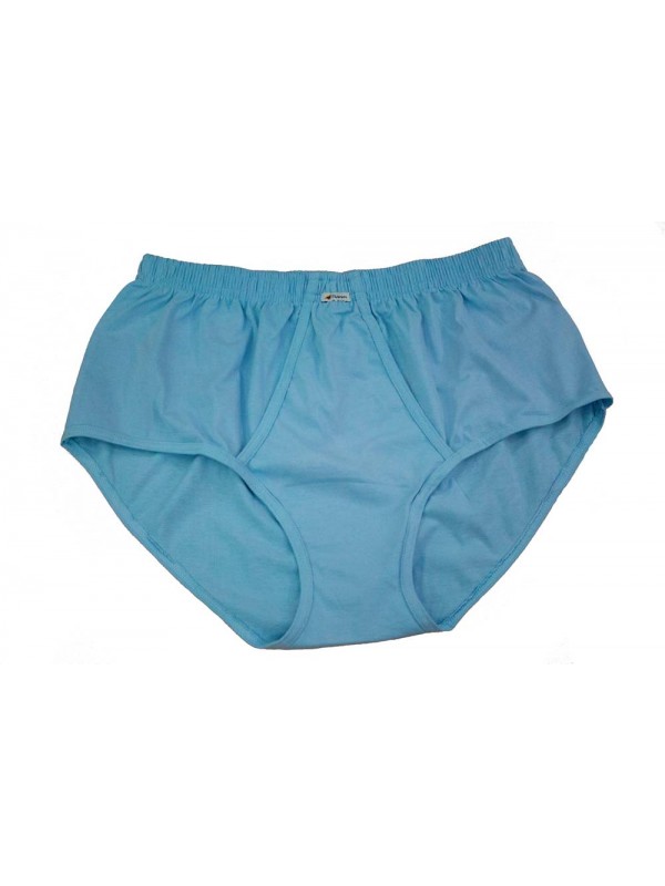 Cueca Tradicional Plus Size Azul Celeste