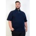 Camiseta Polo Plus Size Marinho