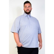 Camiseta Polo Plus Size Mescla