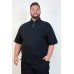 Camiseta Polo Plus Size Preta