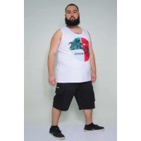 Regata Plus Size Sunset Branca