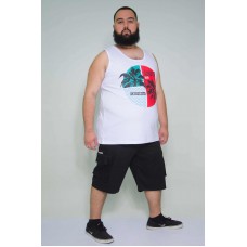 Regata Plus Size Sunset Branca