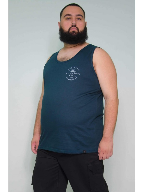 Regata Plus Size Surf Club Petroleo