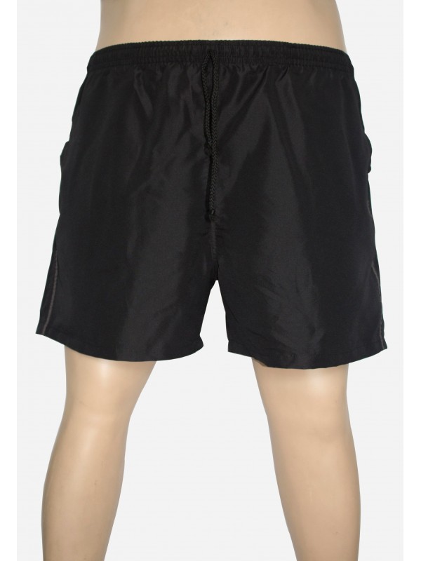 Shorts Microfibra Plus Size Preto
