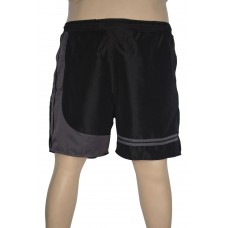 Shorts Microfibra com Recorte Plus Size Preto