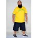 Camiseta Brasil Plus Size Ouro