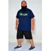 Camiseta Brasil Plus Size Marinho