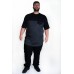 Camiseta Plus Size LongLine Recorte 