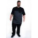 Camiseta Plus Size LongLine Recorte 