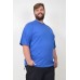 Camiseta Básica Plus Size Royal