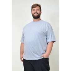 Camiseta Básica Plus Size Mescla