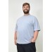 Camiseta Básica Plus Size Mescla