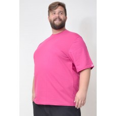 Camiseta Básica Plus Size Pink