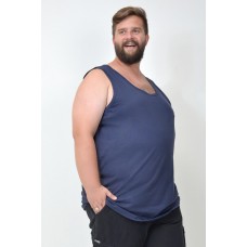 Regata Básica Plus Size Marinho