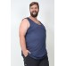 Regata Básica Plus Size Marinho