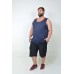 Regata Básica Plus Size Marinho