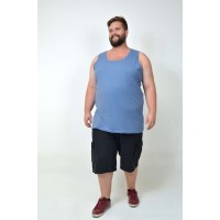 Regata Básica Plus Size Jeans