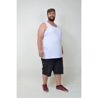 Regata Básica Plus Size Branca