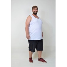 Regata Básica Plus Size Branca