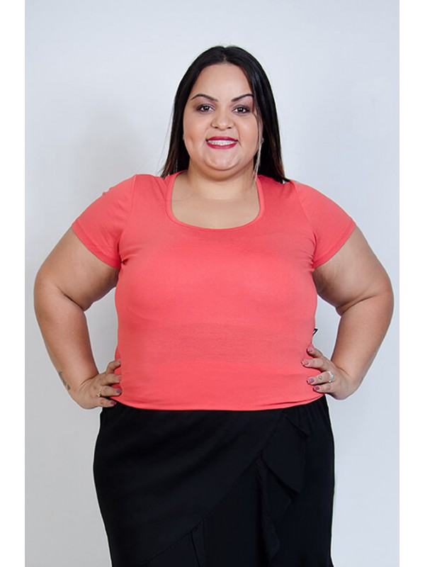 Blusa Básica Dec U Terra Cota