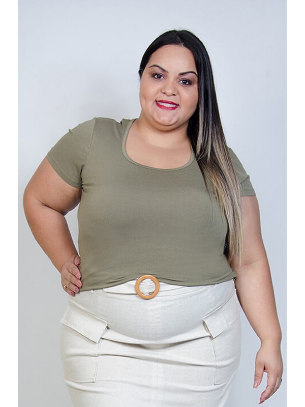 Blusa Básica Dec U Oliva