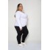 Blusa Básica Manga Longa Branca