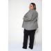 Blazer Matelasse Xadrez Cinza