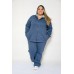 Blusão Moletom Jeans