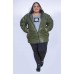 Jaqueta Nylon Plus Size Musgo