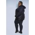 Jaqueta Nylon Plus Size Preta
