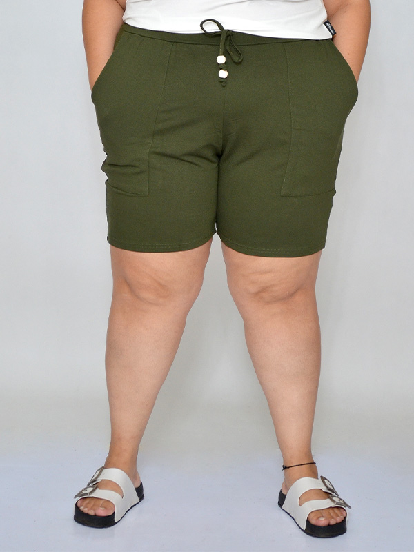 Bermuda de Moletinho Musgo