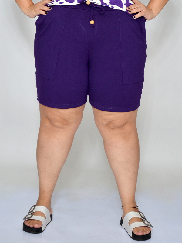 Bermuda de Moletinho Violeta