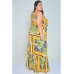 Vestido Longo Viscose Amarelo Vestido Longo Viscose Amarelo