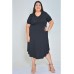 Vestido Midi Amplo Preto 