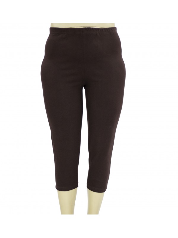 Calça Capri Plus Size Cafe