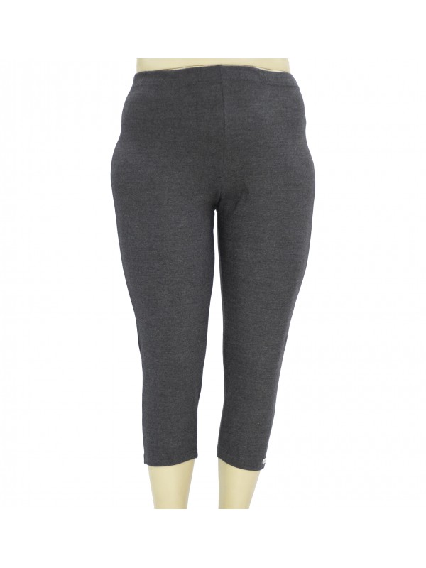 Calça Capri Plus Size Grafite
