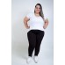 Calça Legging Plus Size Café