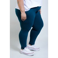 Calça Legging Plus Size Petróleo