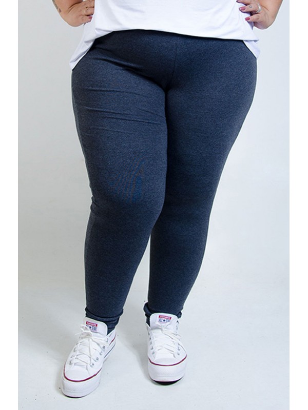 Calça Legging Plus Size Mescla